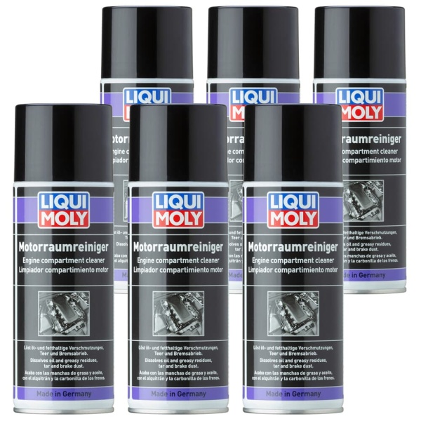 Set 6 Buc Liqui Moly Spray Solutie Curatare Exterior Motor 400ML 3326